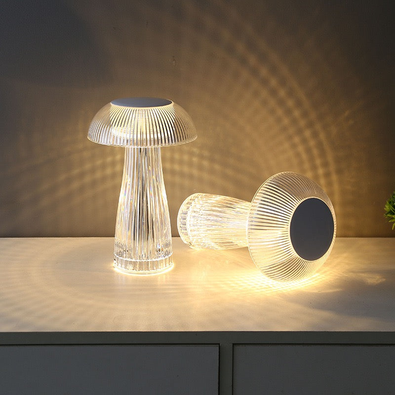 Elegant Jellyfish Touch Control LED Night Lamp with Dimming