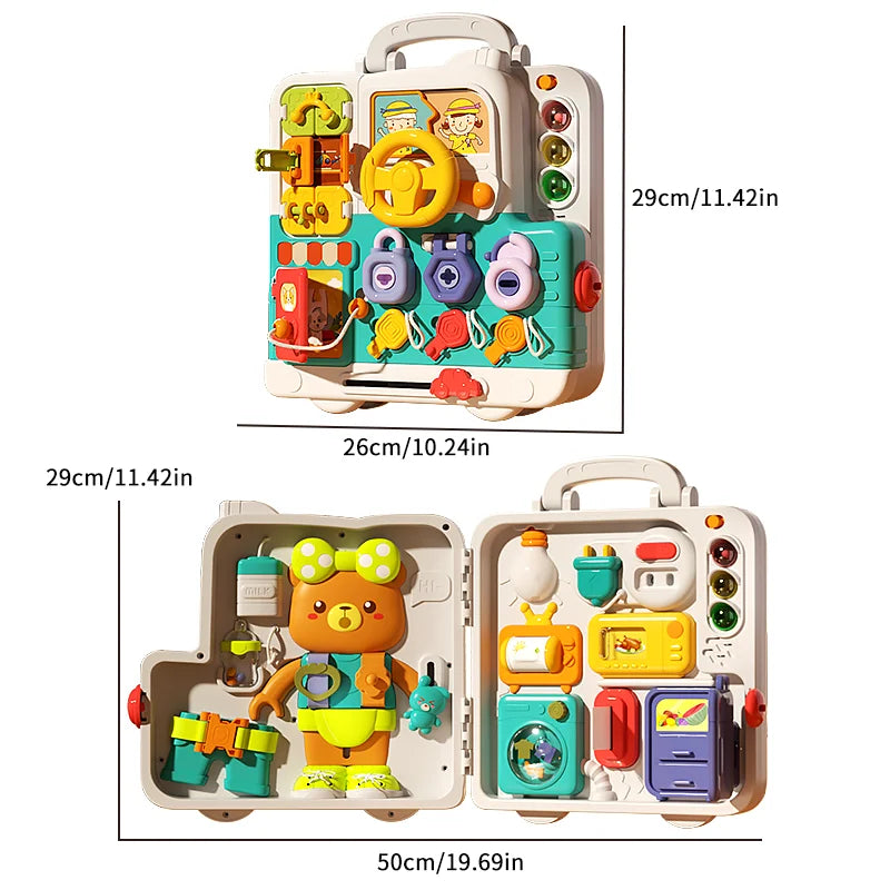 Explore & Learn Interactive Activity Board for Kids