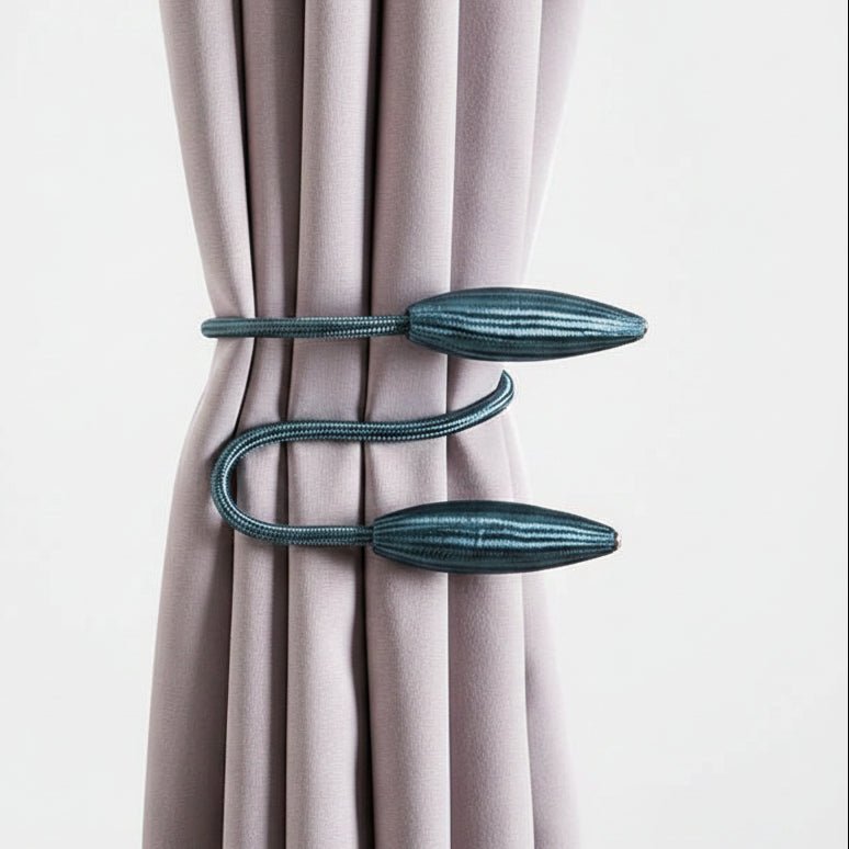 Flexible Aluminum Curtain Holder | Tool-Free | Fabric-Friendly