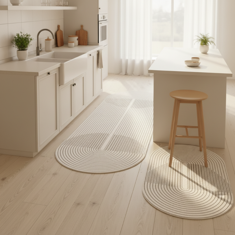 Ergonomic Anti-Fatigue Kitchen Mat with Non-Slip Backing