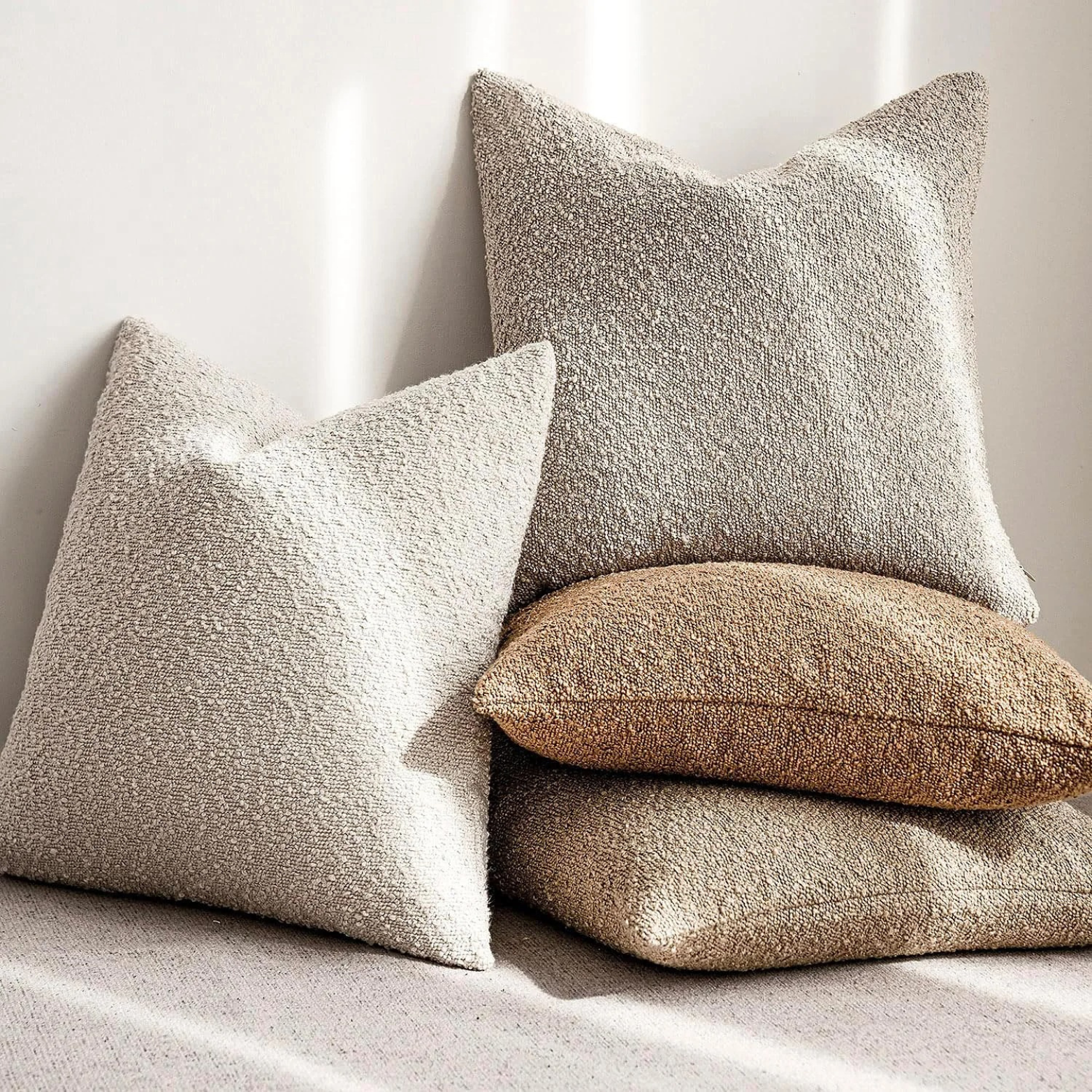 Textured Throw Pillow Case for Cozy Home Decor