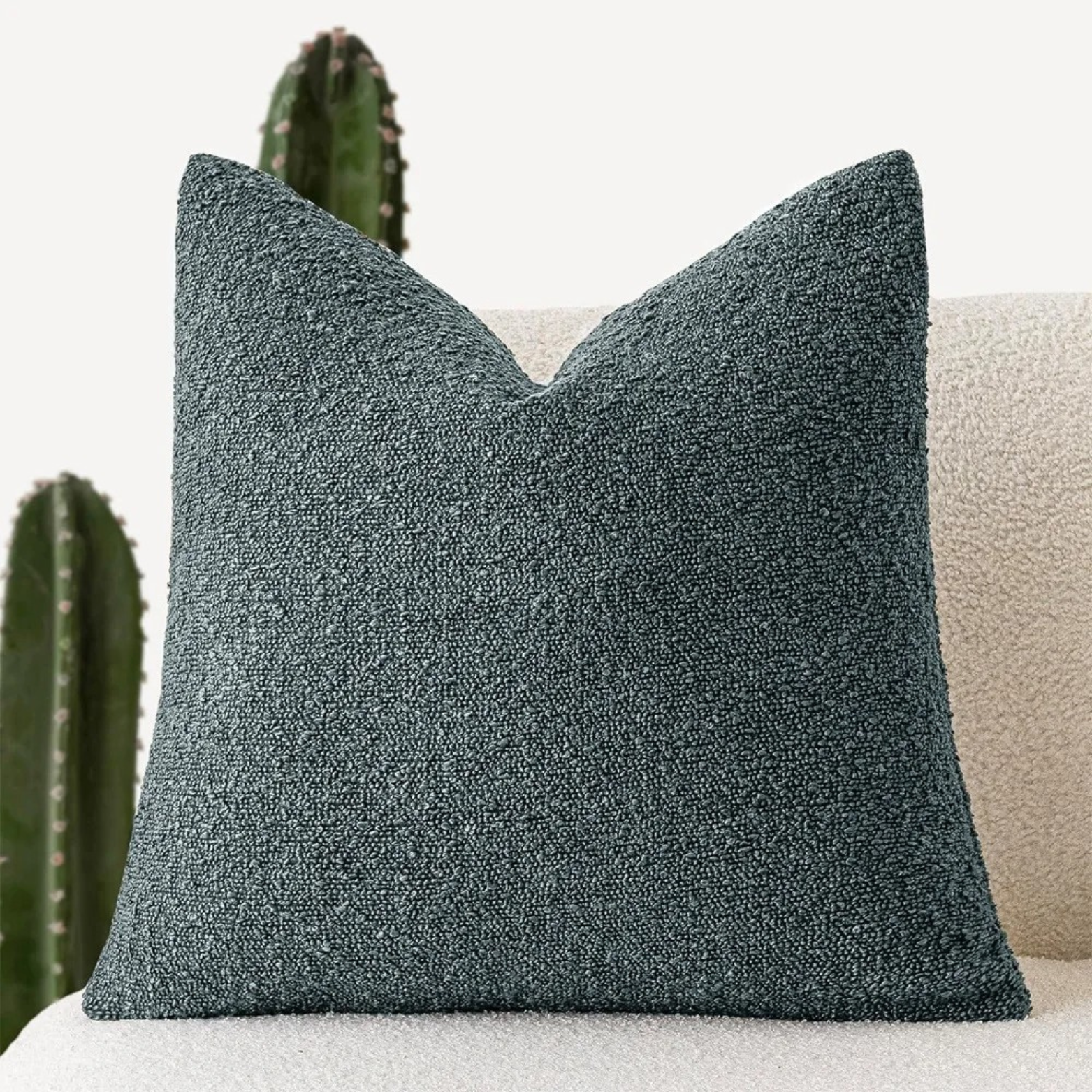 Textured Throw Pillow Case for Cozy Home Decor