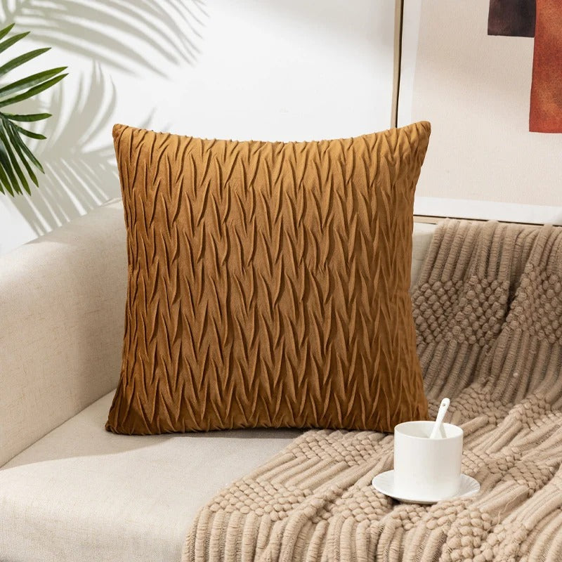 Stylish Square Cushion Cover 45 x 45 cm with Hidden Zipper