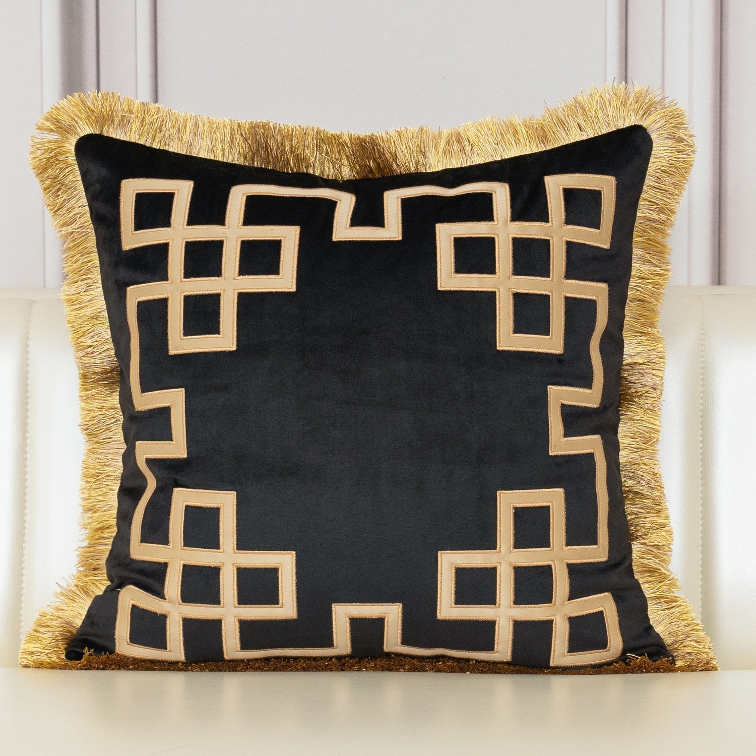 Elegant Embroidered Cushion Cover for Stylish Decor