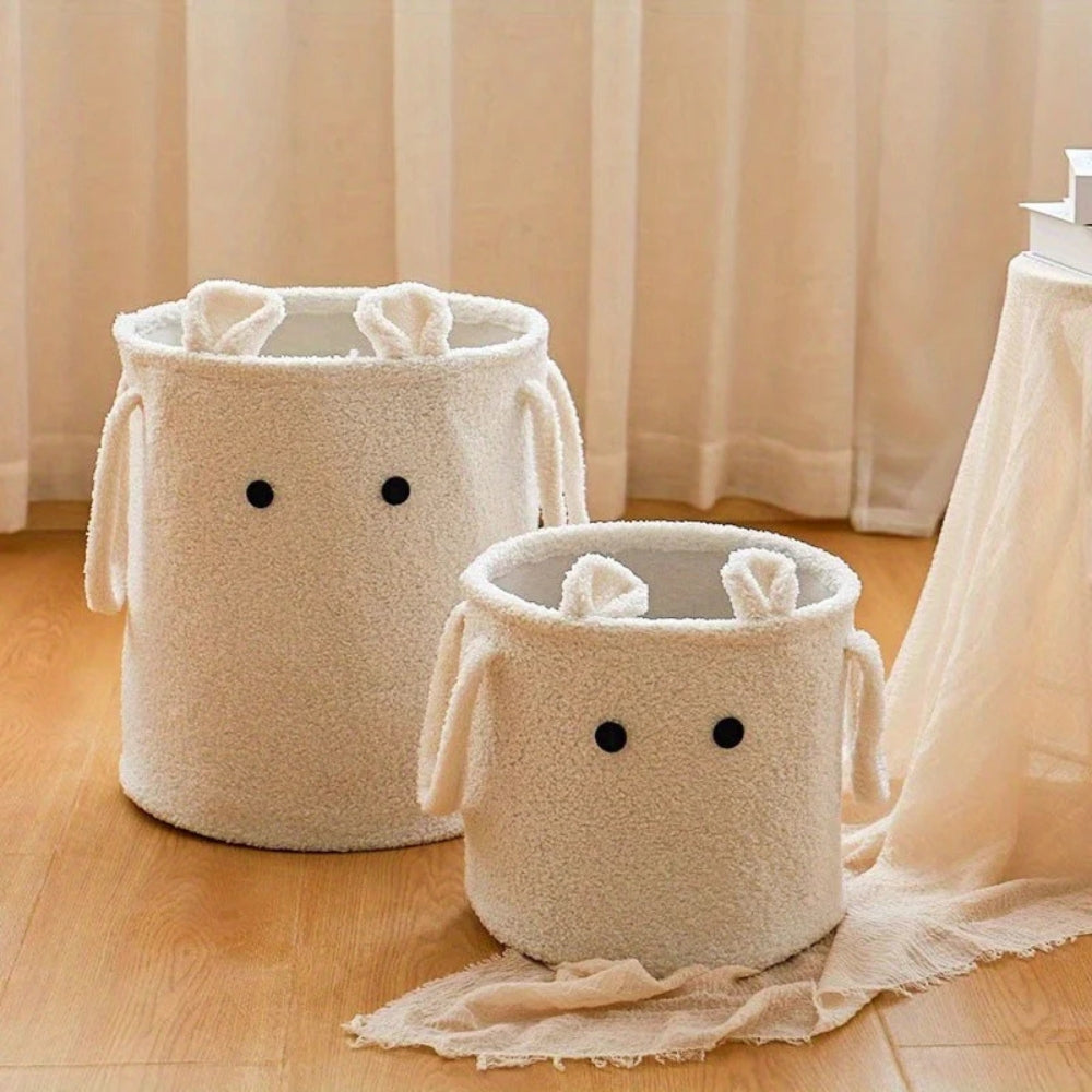 Charming Lamb Design Collapsible Storage Basket for Home