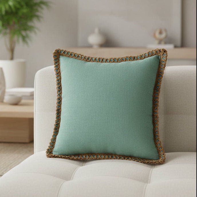 Chic Parisian-Inspired Cushion Cover for Stylish Interiors