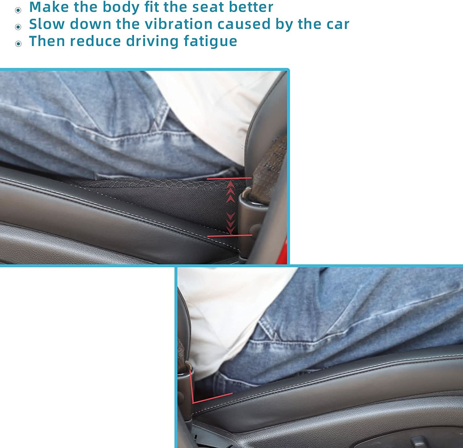Comfortable Car Seat Cushion for Relief During Long Drives