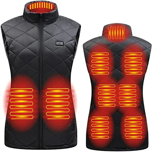 Women's Heated Vest | USB Infrared Technology Jacket | Lightweight & Temperature Control | Perfect for Fall & Winter