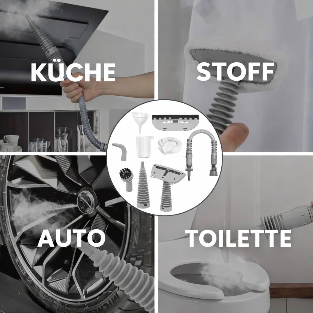 High-Pressure Steam Cleaner | Chemical-Free Steam Cleaning | Quick Heat-Up Ready