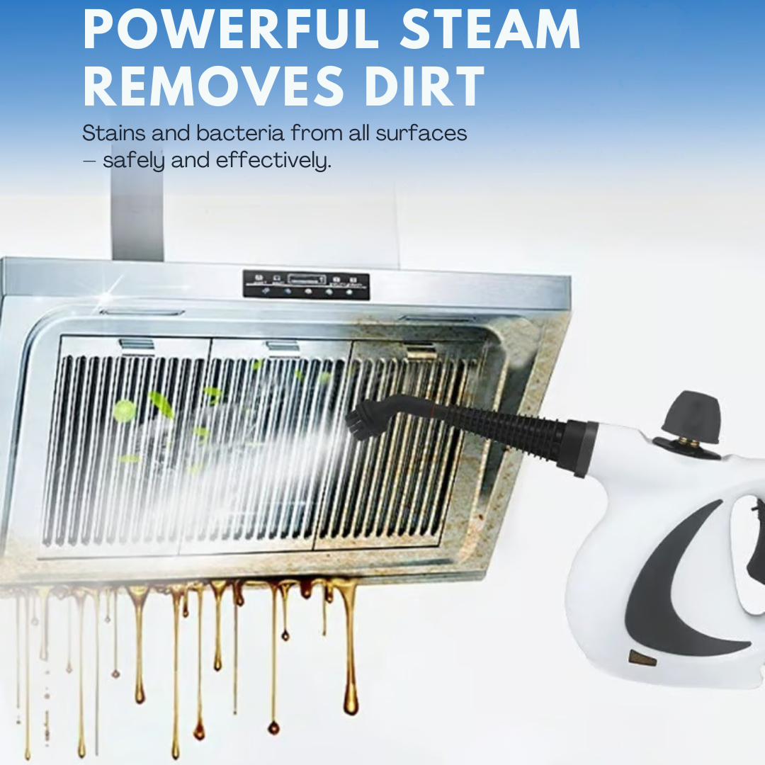 Steam Cleaner | High-Temperature Steam for Dirt Removal | Chemical-Free Cleaning
