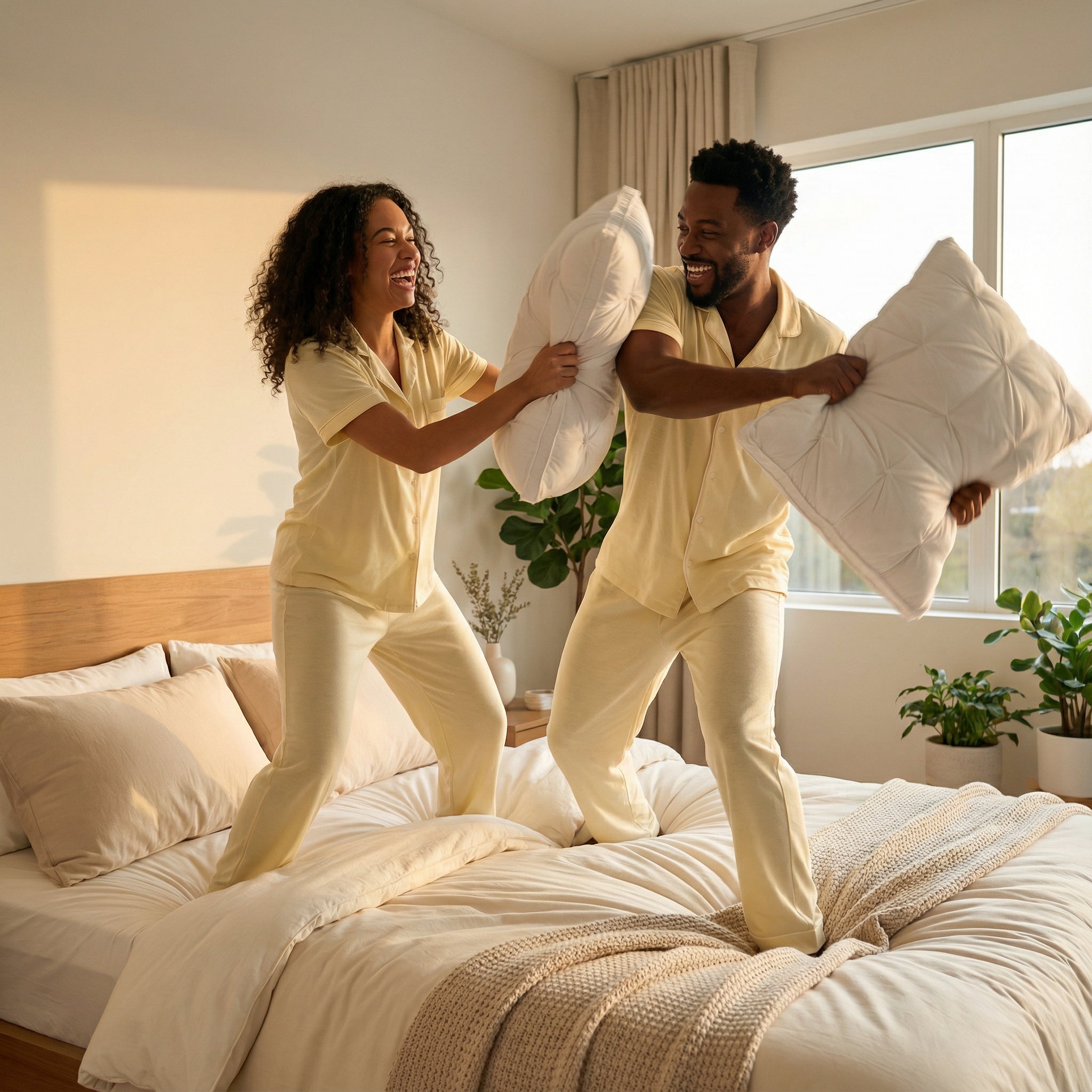 Duck Down Pillow | Soft Support Like in Hotels | Breathable Cotton Cover