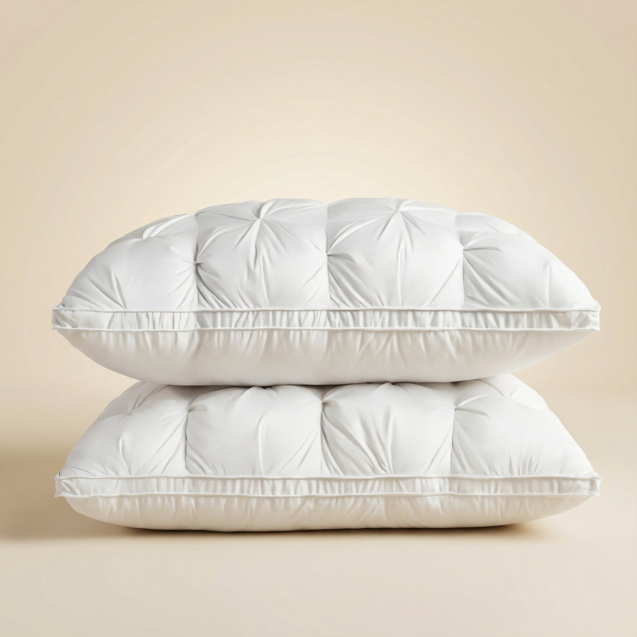 Duck Down Pillow | Soft Support Like in Hotels | Breathable Cotton Cover