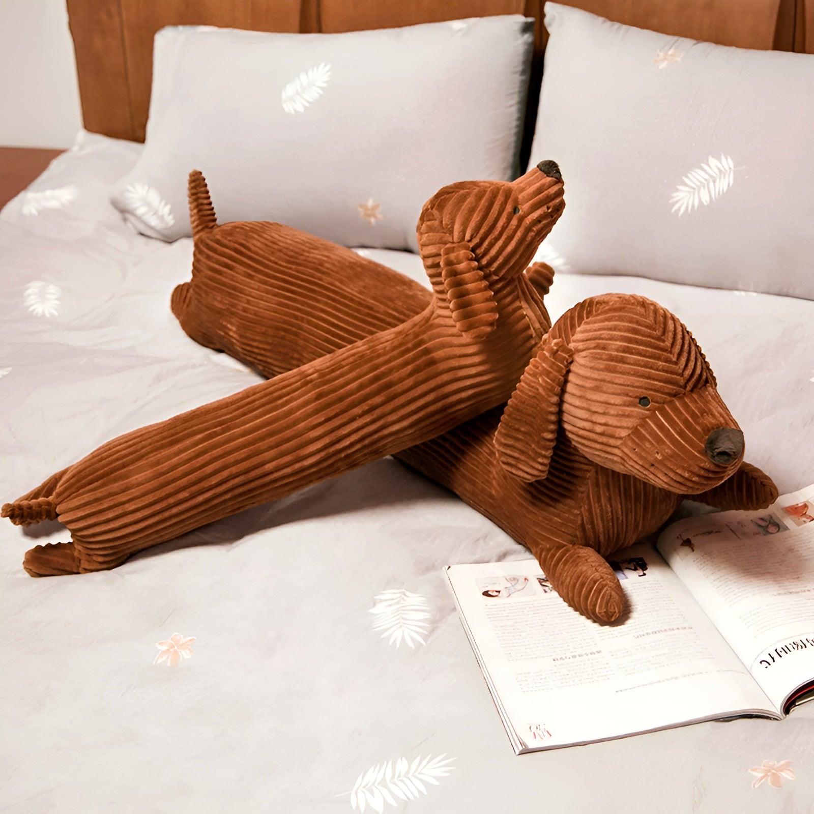 Harmonious Hound – Supportive Dachshund Shaped Cushion