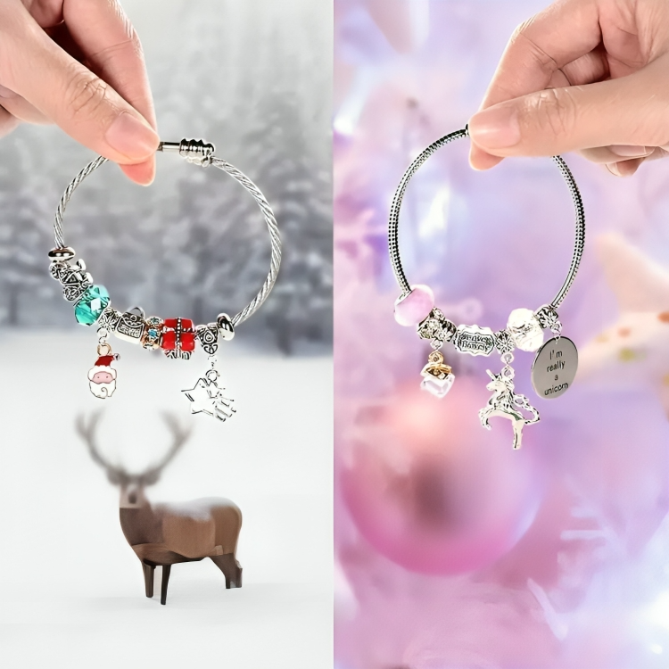 DIY Charm Bracelet Kit with Dazzling Bands