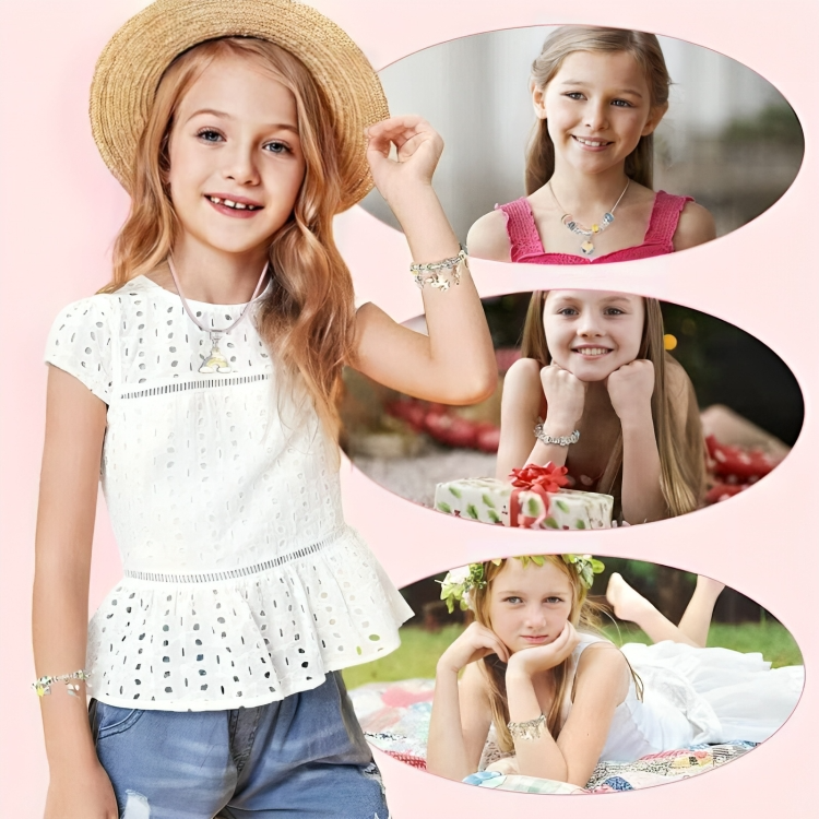 DIY Charm Bracelet Kit with Dazzling Bands