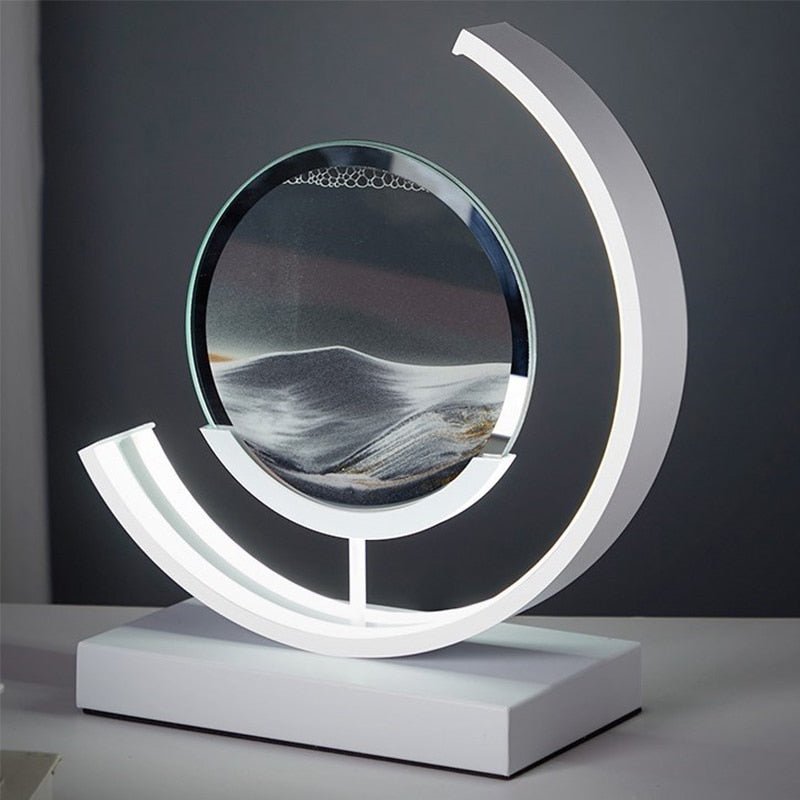 Ocean Breeze Sand Art: Enchanting Illuminated Decor