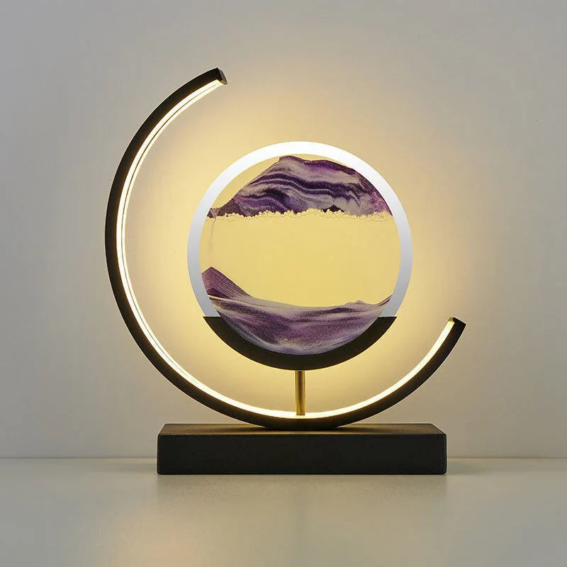 Ocean Breeze Sand Art: Enchanting Illuminated Decor