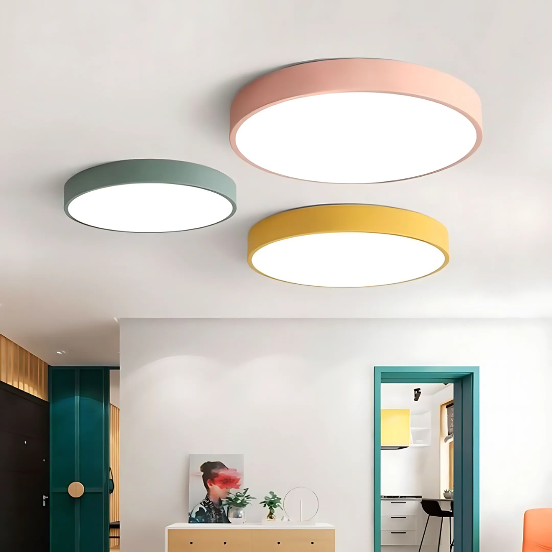 Nordic Glow Wooden LED Ceiling Fixture for Stylish Spaces