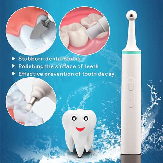 LED Plaque Remover with Rechargeable Oral Cleaning Technology