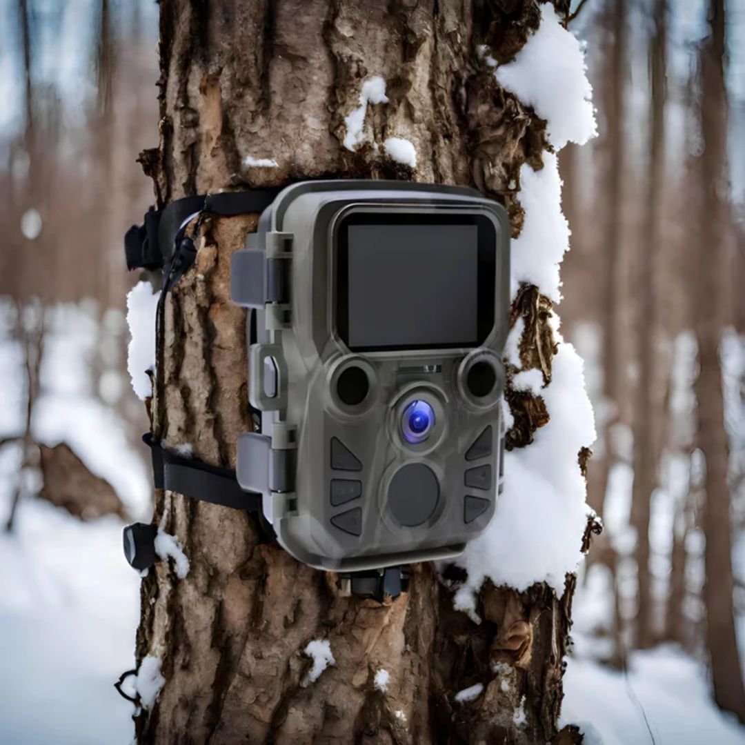 Compact 1080p Outdoor Camera - Motion-Activated Surveillance & Nature Monitoring