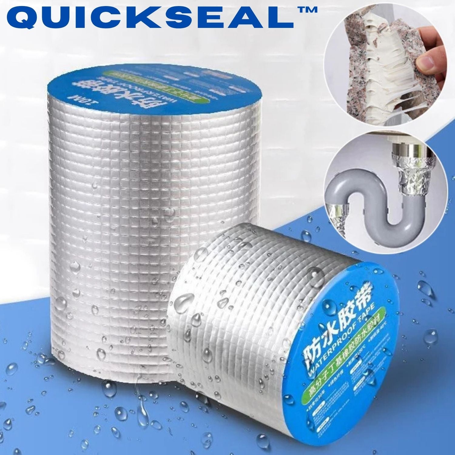 Waterproof Repair Tape for Leaks | Strong Adhesion on Surfaces