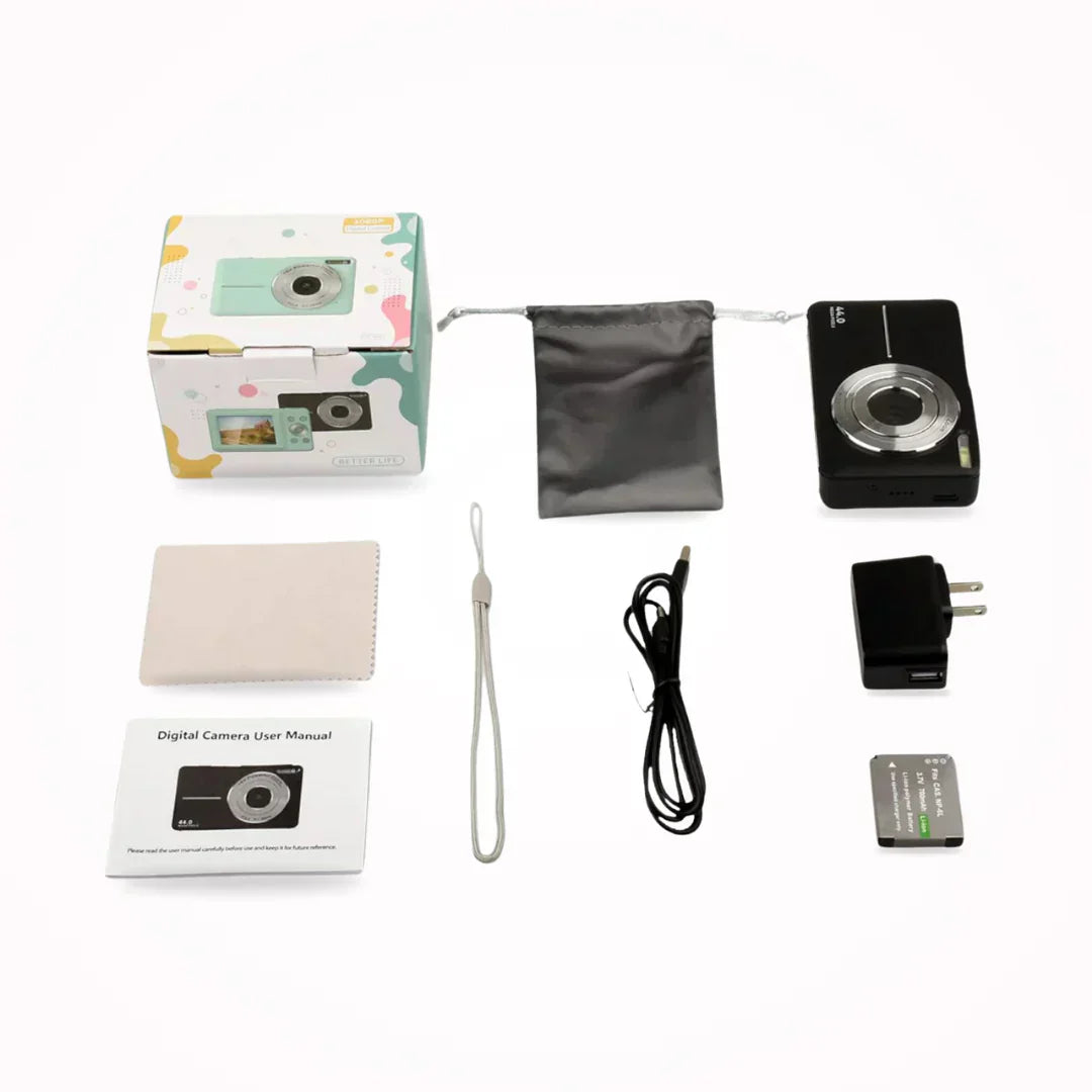 Vintage Digital Camera | Retro Style Moments | One-Click Operation