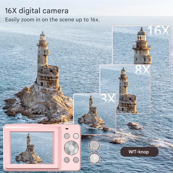 Vintage Digital Camera | Retro Style Moments | One-Click Operation