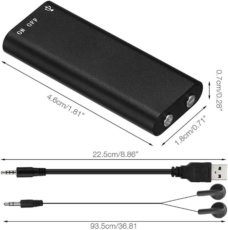 Compact Audio Recorder with One-Touch Recording Feature