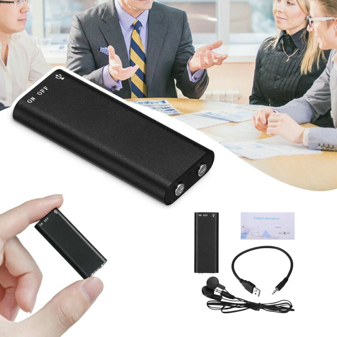 Compact Audio Recorder with One-Touch Recording Feature