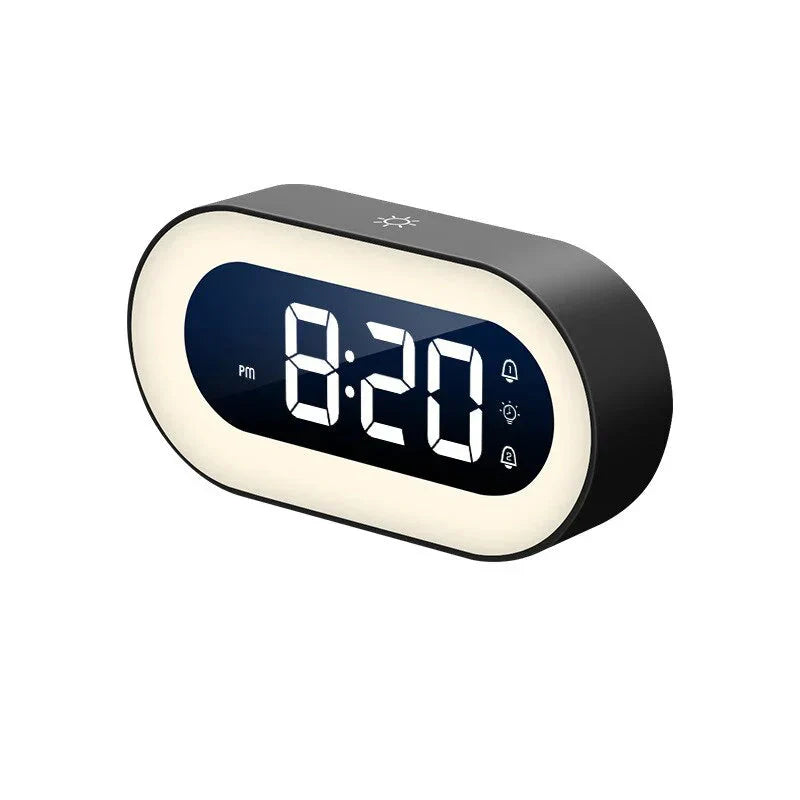Gentle Dawn Light Alarm Clock with Nature Sounds – Rechargeable Wake-Up Light