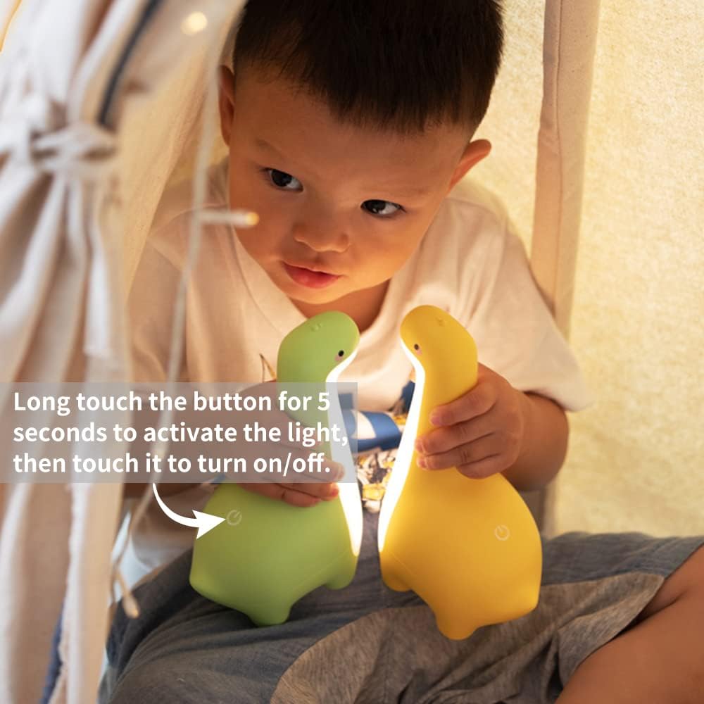 Cozy Dino Glow Night Light for Kids' Sweet Dreams