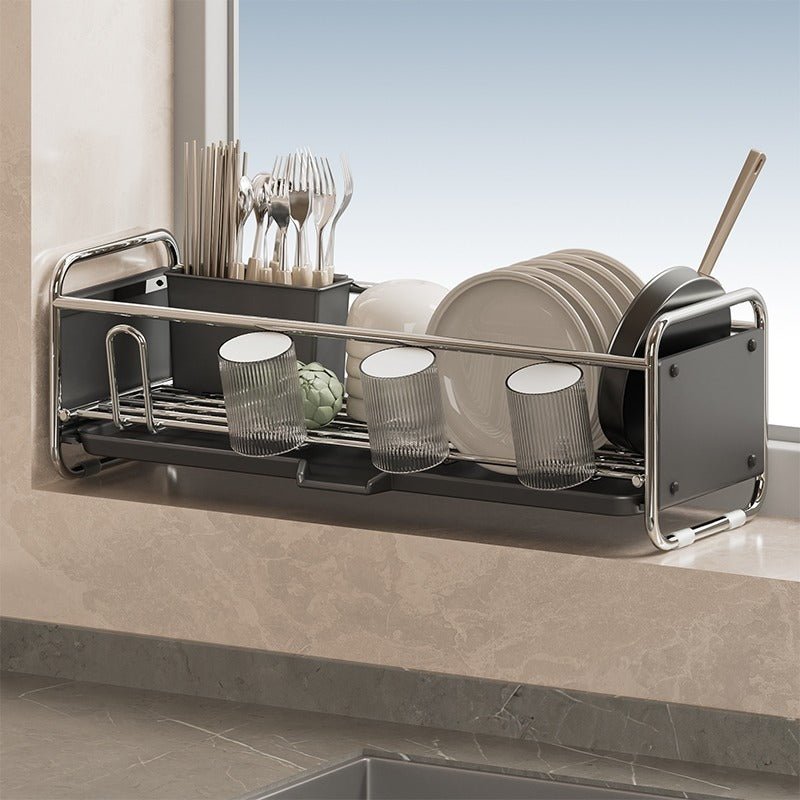 Compact Dish Drying Rack – Efficient Kitchen Organizer
