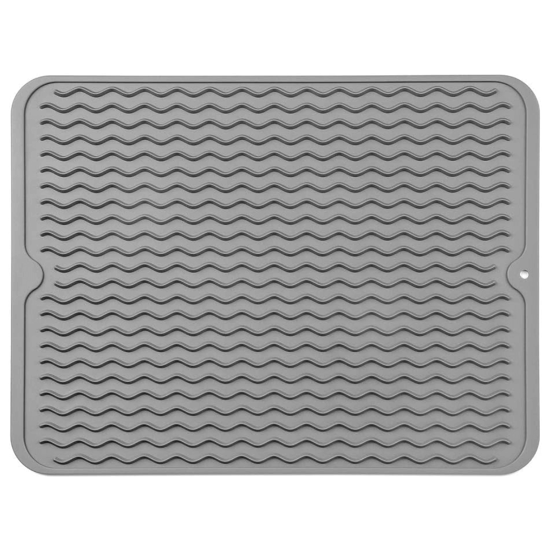 Silicone Dish Drying Mat - Heat Resistant Kitchen Liner