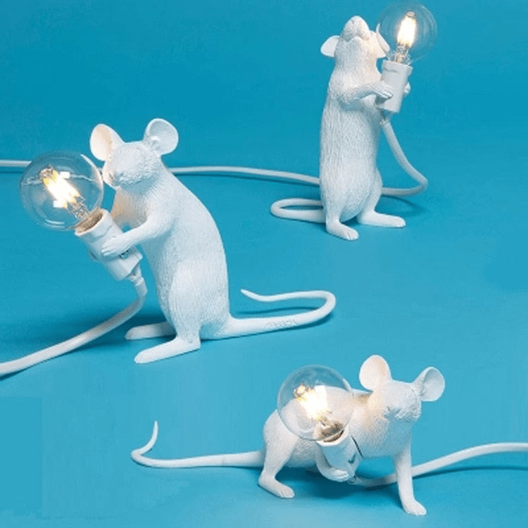 Whimsical Mouse Lamp – Unique LED Light for Any Space