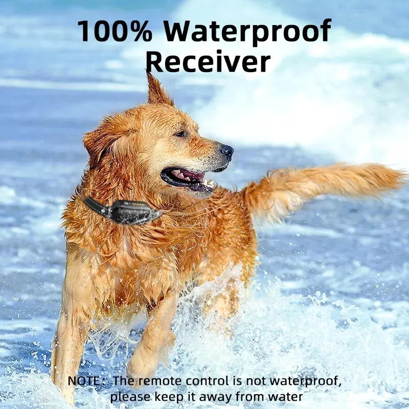 Durable Remote-Controlled Dog Training Collar – Waterproof & Rechargeable
