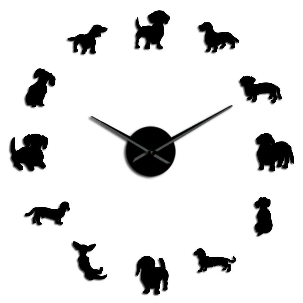 Whimsical Dog-Themed Clock for Home Decoration