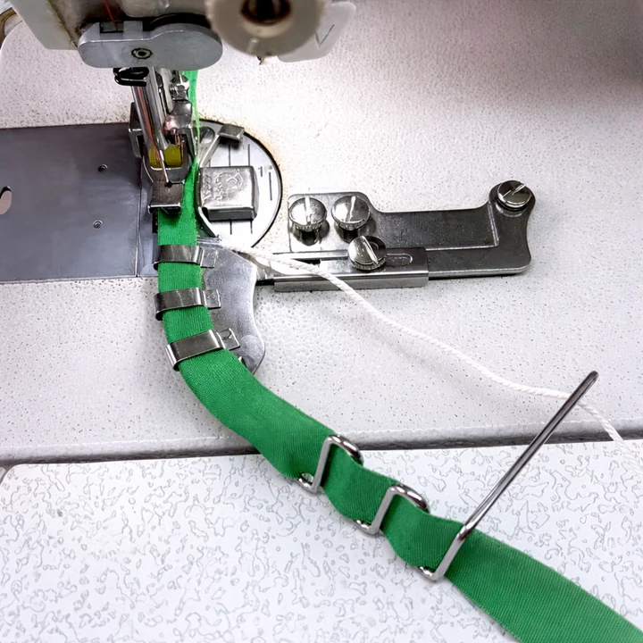 Double Fold Binding Attachment | Automatic Double Fold Guide | Stainless Steel