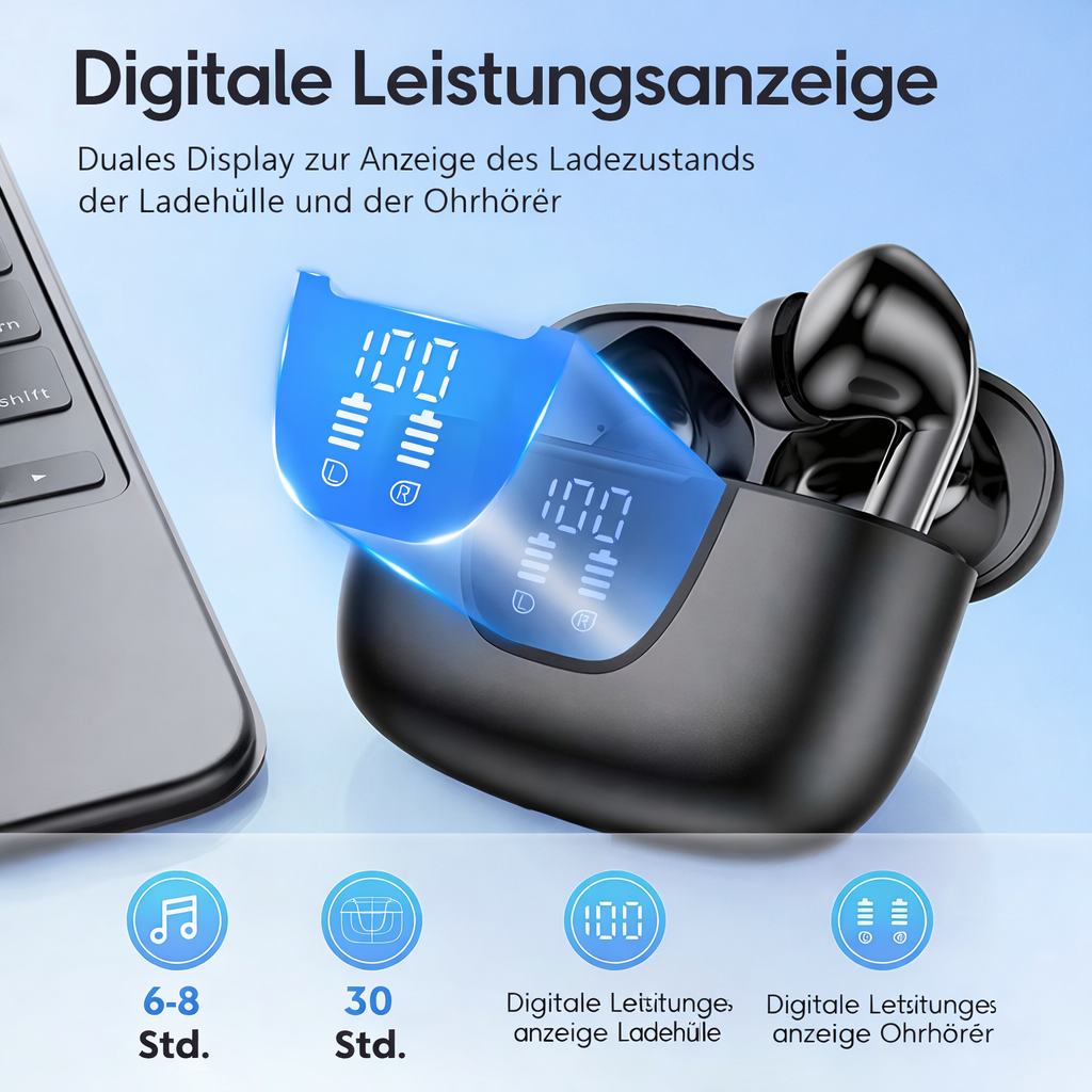 Wireless Earbuds | In-Ear Headphones | Extended Listening & Clear Calls