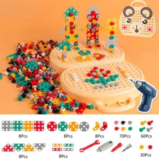 3D Electric Drill Set for Kids