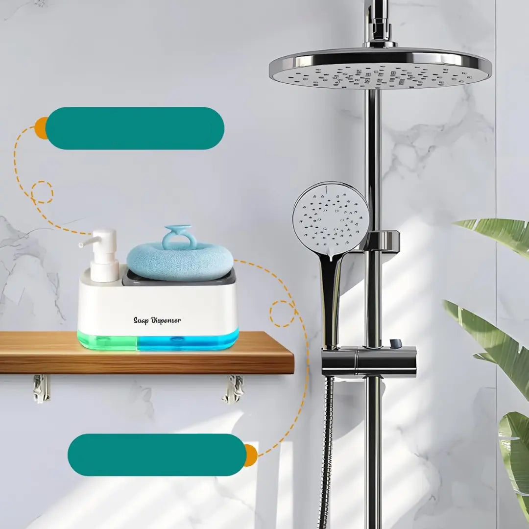 Versatile Dual-Chamber Liquid Dispenser for Home Use