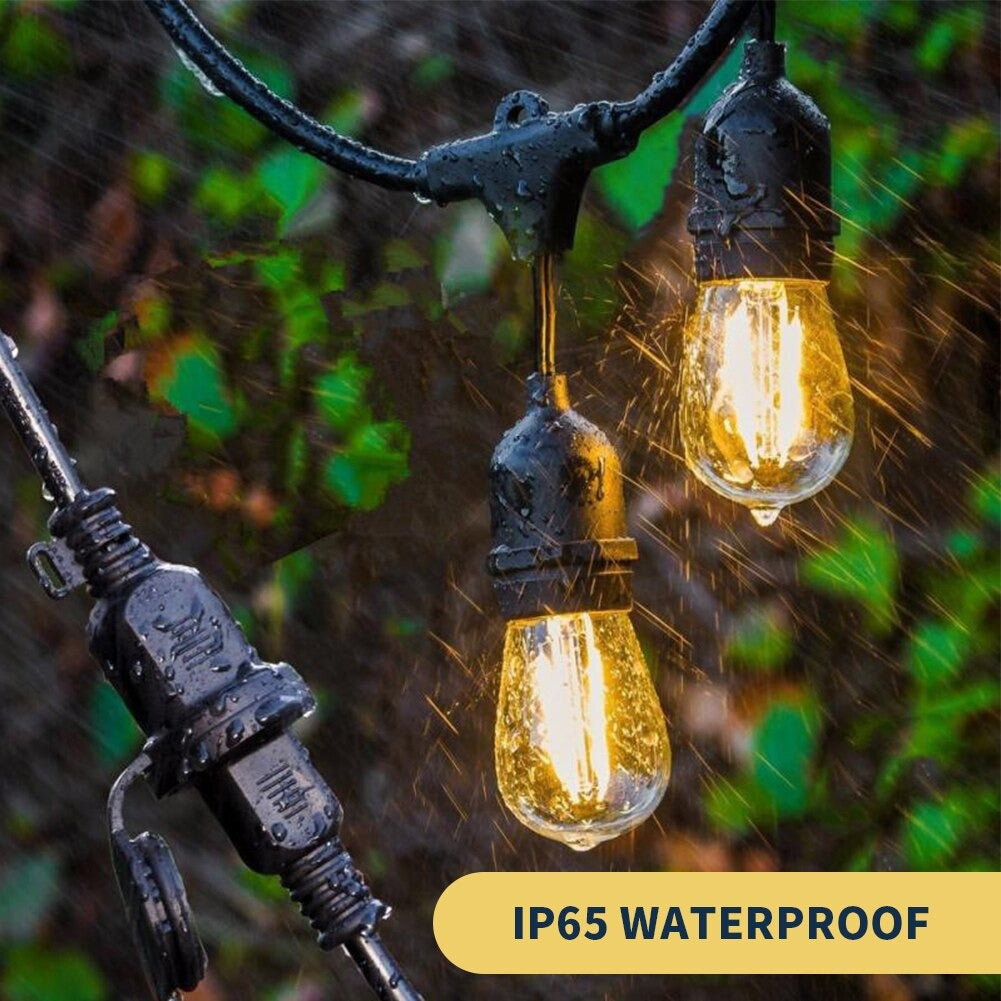 All-Weather Solar LED String Lights for Outdoor Ambiance
