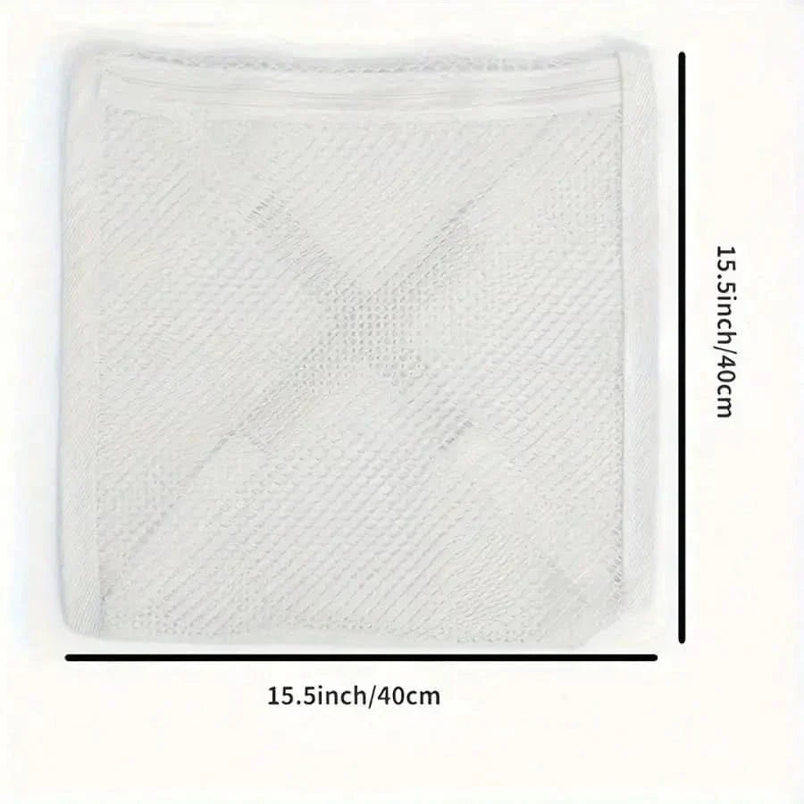 Shoe Laundry Bag with Secure Strap for Cleaning