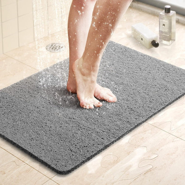 Quick-Dry Non-Slip Shower Mat with Hygienic Drainage Design