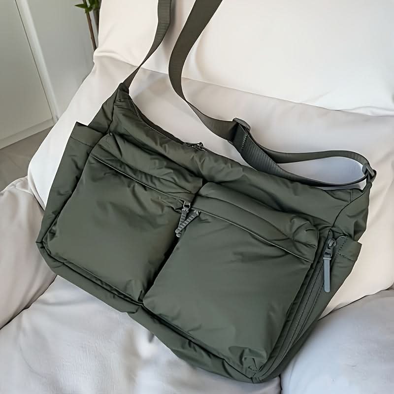 Large Women's Shoulder Bag with Sturdy Fabric and Comfortable Design