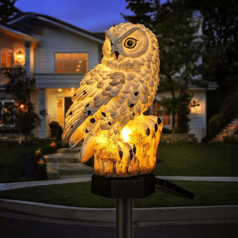 Charming Solar Owl Light for Your Garden – Weather-Resistant Design