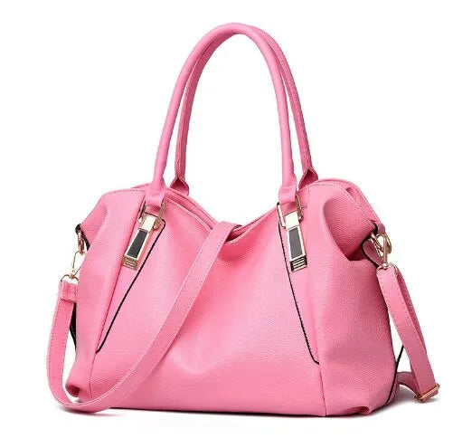 Chic Faux Leather Tote Bag for Women with Ample Storage
