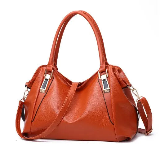 Chic Faux Leather Tote Bag for Women with Ample Storage