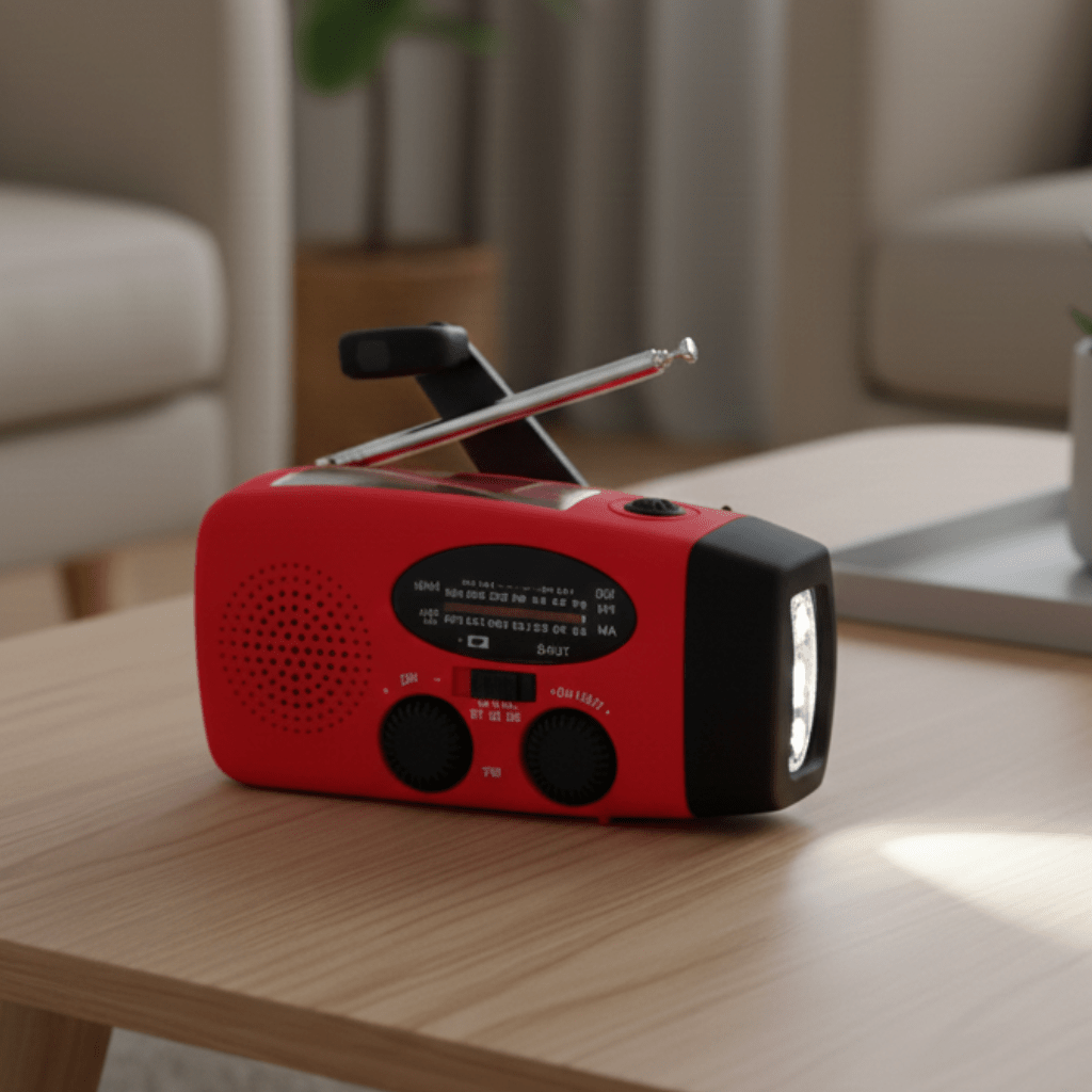 Ultimate Emergency Radio with LED Light and Hand Crank Power