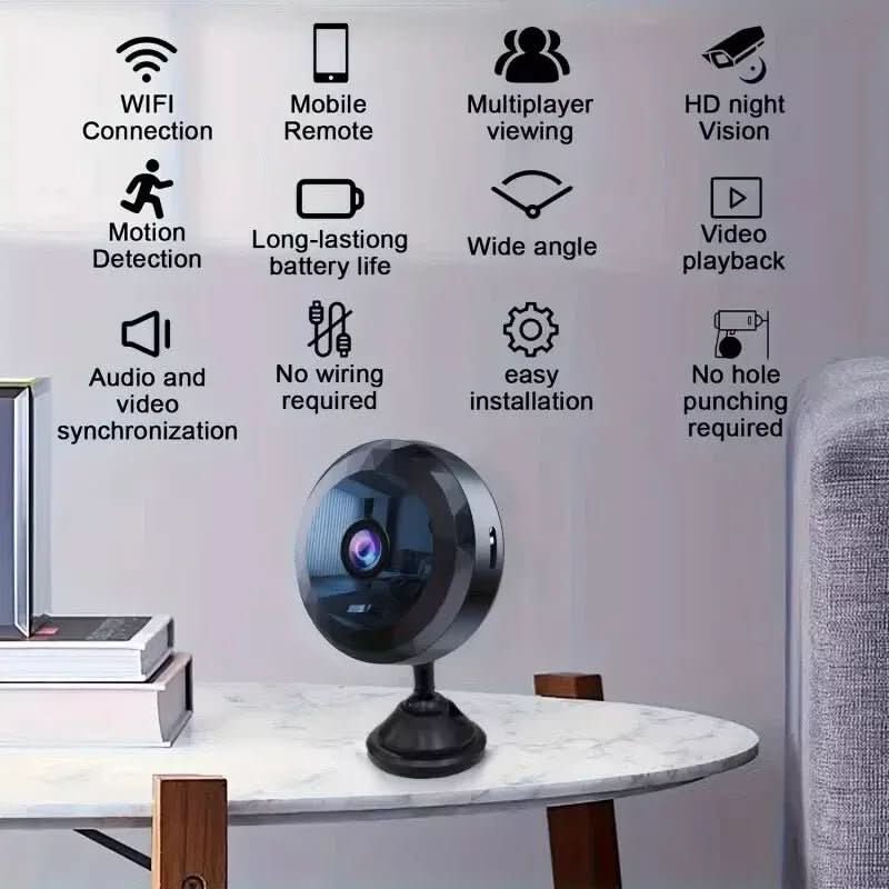 SecureView 1080P HD Wireless Surveillance Camera with Night Vision