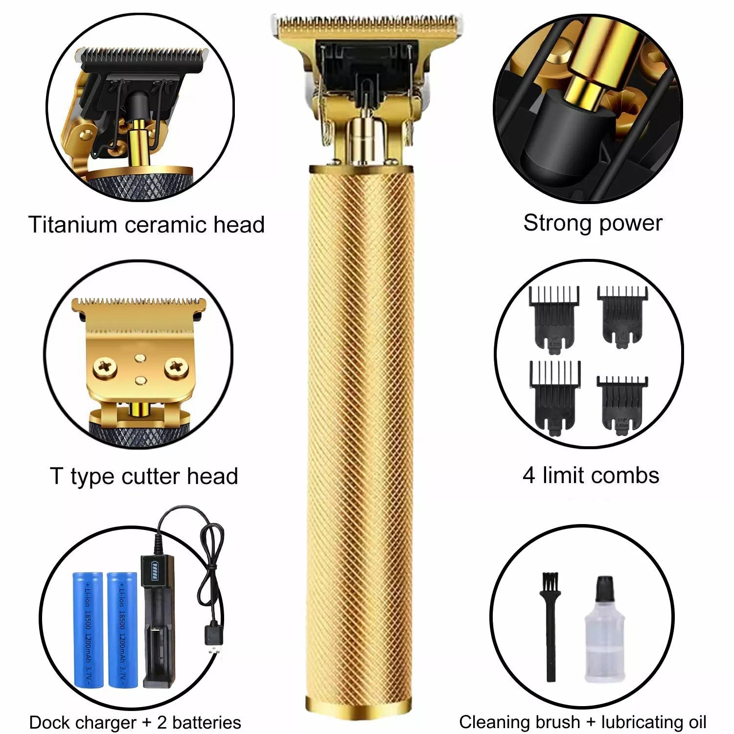 Hair Clipper with Easy Trim Function
